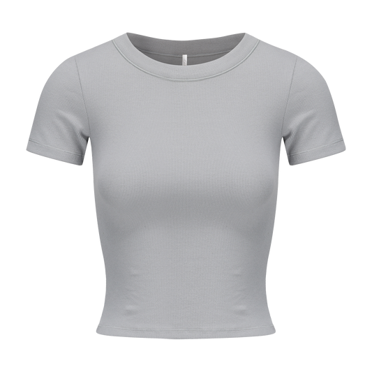 Luxe Ribbed Set - Grey