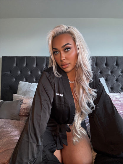 Midnight Muse Long Silk Robe